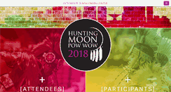 Desktop Screenshot of huntingmoonpowwow.com